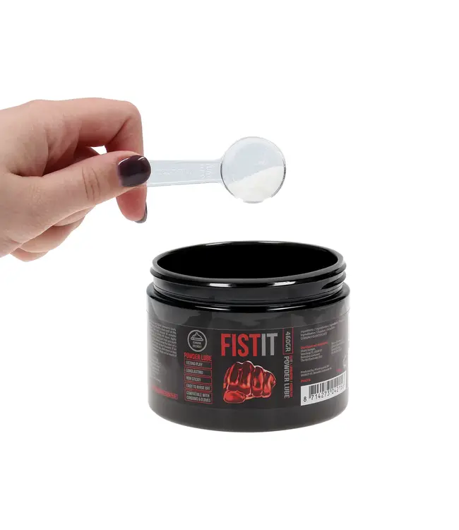 Fist It by Shots Fist It DIY Poeder Glijmiddel Waterbasis Zwart 460g Zelf-Mixend Zonder Geur