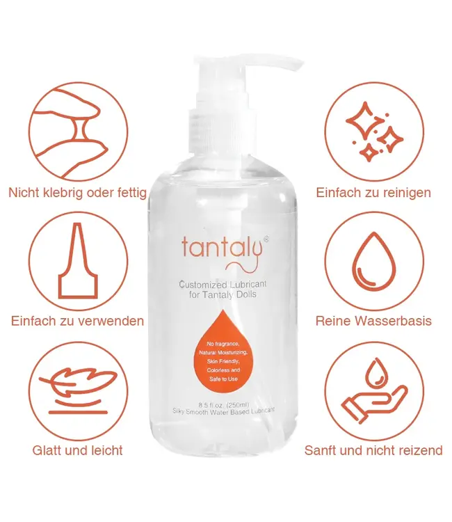 Tantaly Tantaly 250ml Water-Based Lubricant – Safe, Non-Sticky & FDA-Certified