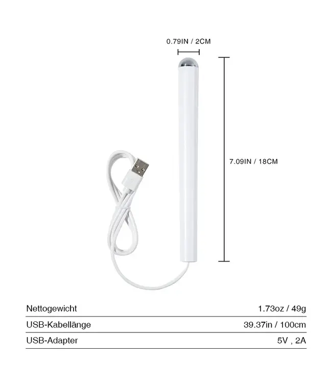 Tantaly Tantaly USB Warmtepen Voor Sekspoppen Met Automatische Thermostaat