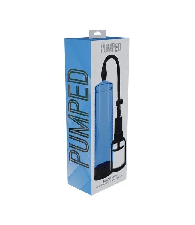 Pumped Penispomp Waterdicht Basic V2 Blauw Met Klinische Effectiviteit
