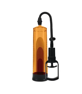 Pumped Waterbestendige Basic Penispomp V2 Oranje Met Ftalatenvrij Design