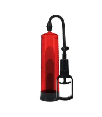 Pumped Basic Penis Pump V2 Red – Waterproof & Safe for Stronger Erections