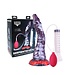 Kiotos Monstar Siliconen Serpent Dildo Met Spiraalvormige Schacht En Vloeistofkanaal 25 cm