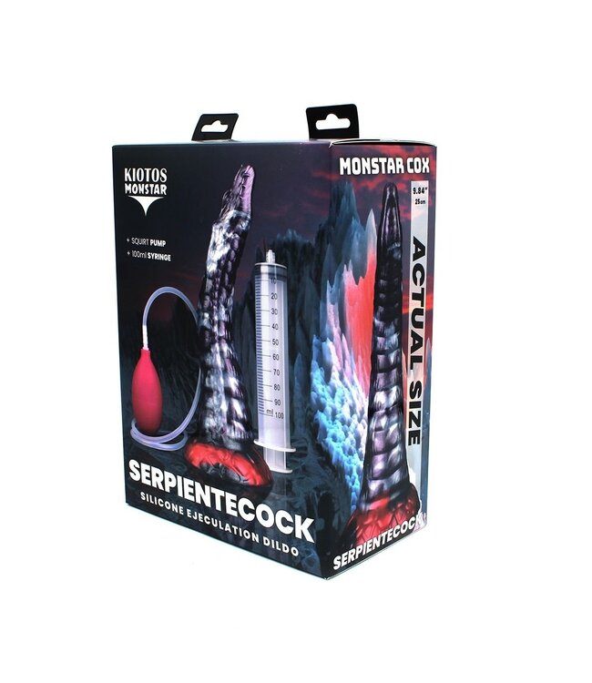 Kiotos Monstar Monstar Cox SerpienteCock 25cm - Silicone Spiral Dildo for Fantasy Fun