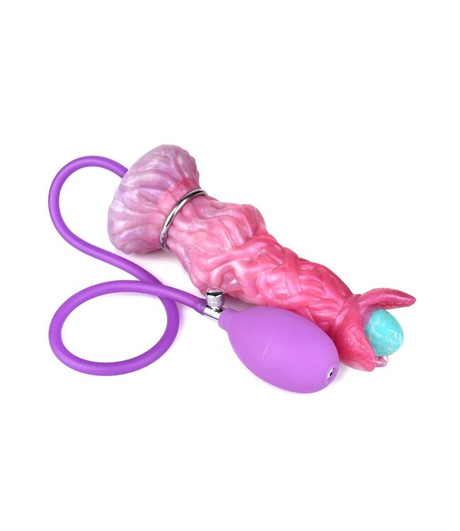 Kiotos Monstar Alien Oviposition Siliconen Dildo Met Eieren 20,3 cm