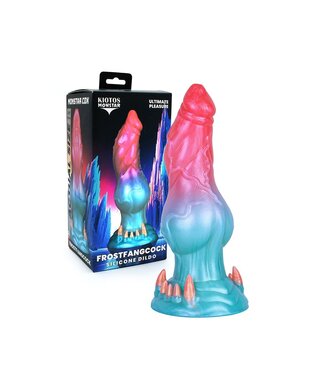Kiotos Monstar Monstar Cox FrostfangCock - Fantasie-Dildo aus Silikon mit Textur, 18,6 cm