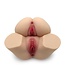 Kiotos Kiotos Dual Masturbator Met Vaginale En Anale Tunnels Van Huidachtig TPE