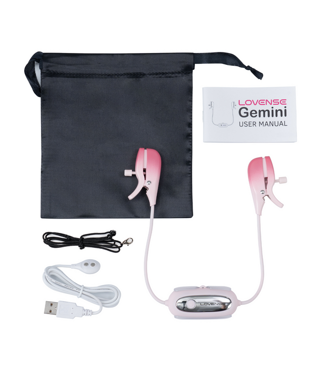 Lovense Lovense Bluetooth App-Controleerbare Vibrerende Tepelklemmen Roze