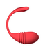 Lovense Lovense Handsfree Eivibrator In Rood Met App-Bediening En Stotende Functie