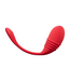 Lovense Lovense Handsfree Eivibrator In Rood Met App-Bediening En Stotende Functie