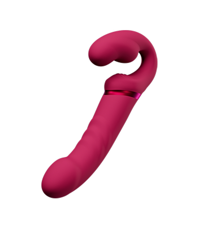 Lovense Lapis Strapless Double Vibrator - App-Controlled & Adjustable Design
