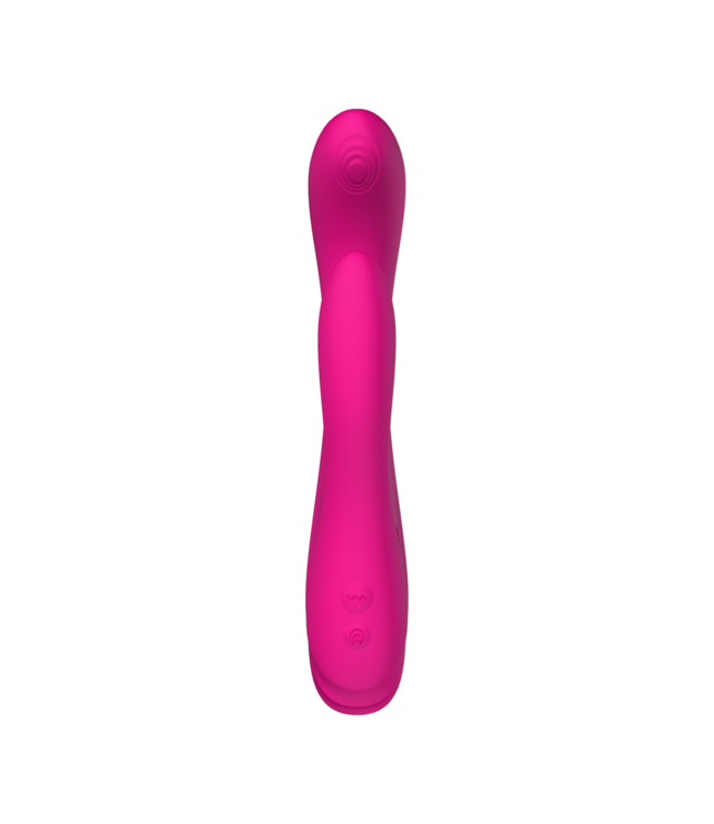 Lovense Pink Osci 3 Rabbit Vibrator - Bluetooth & Hands-Free Pleasure Massager