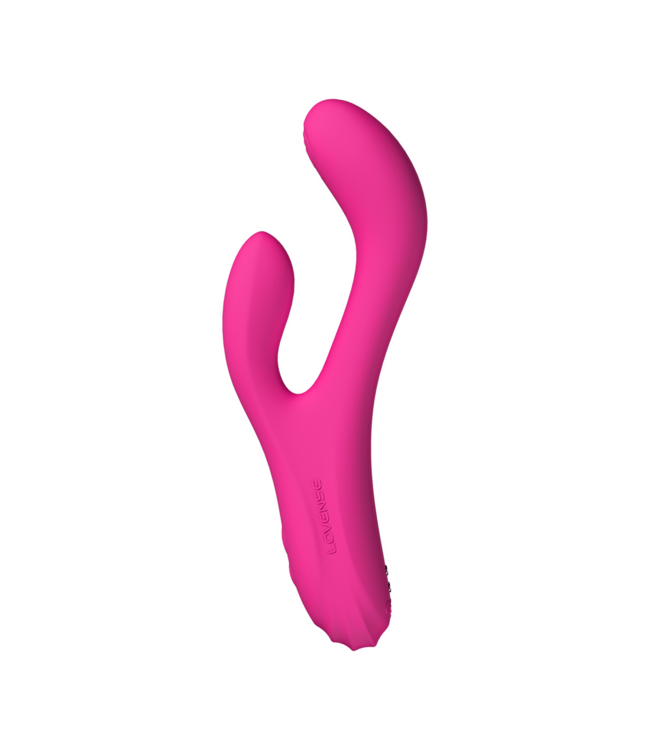 Lovense Pink Osci 3 Rabbit Vibrator - Bluetooth & Hands-Free Pleasure Massager