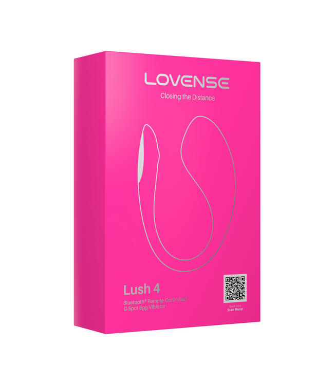 Lovense Lovense Lush 4 Roze App-Gestuurde G-Spot Eivibrator Met 7000 Trillingen/Min