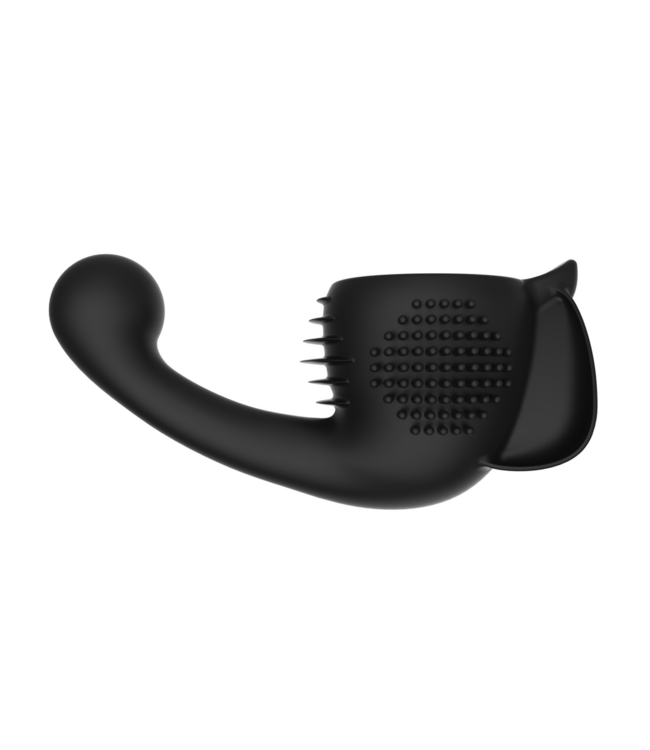 Lovense Lovense Domi Wand G-Spot Arm Zwart Met Buigzame Clitorisstimulator