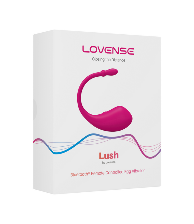 Lovense Lush Pink Bluetooth G-Spot Egg Vibrator - Powerful & Discreet