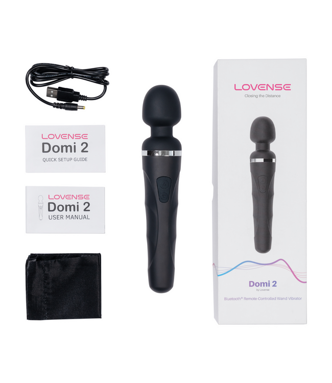 Lovense Domi 2 Bluetooth Wand Massager - App-Controlled Power & Versatility
