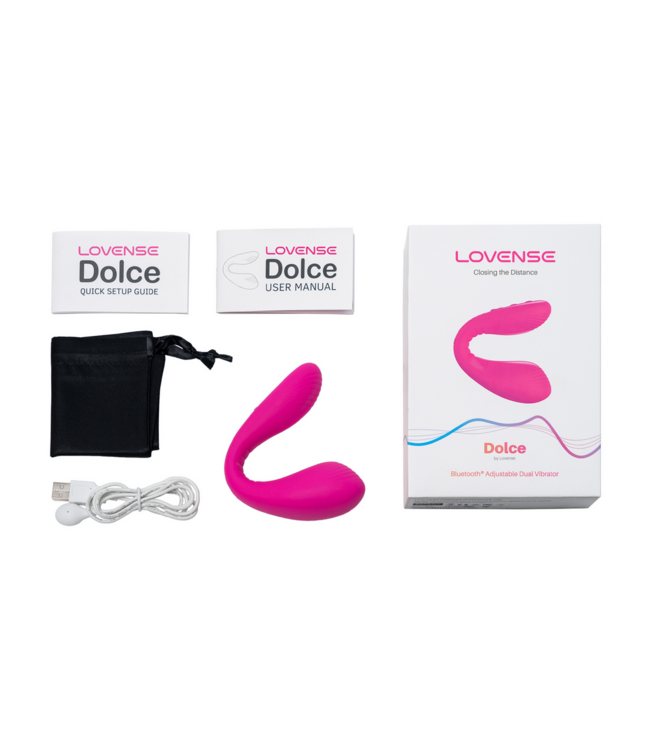 Lovense Lovense Bluetooth Afstandsbediening Dubbelzijdige Vibrator Roze