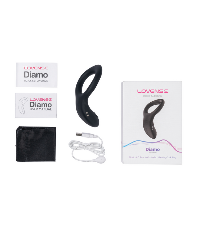 Lovense Lovense Bluetooth Vibrerende Cockring Zwart Met App-Controle