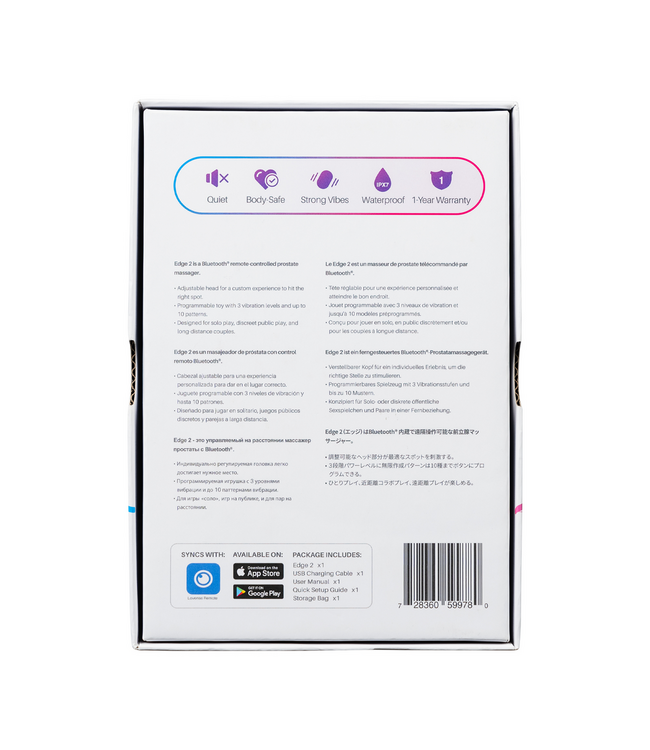 Lovense Lovense Dual-Motor Verstelbare Prostaatmassager Met App-Zwart