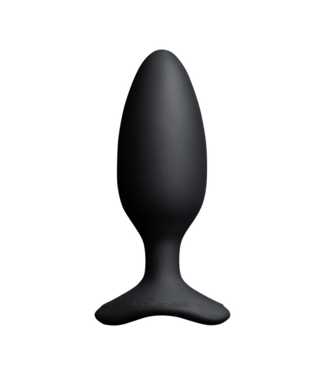 Lovense Hush 2 App-Controlled Butt Plug - 13.5 cm, Powerful Vibrations, Black