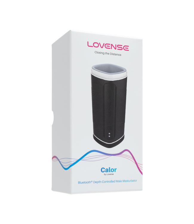 Lovense Calor Bluetooth Pocket Pussy Schwarz – Tiefe Vibrationen & Heizung