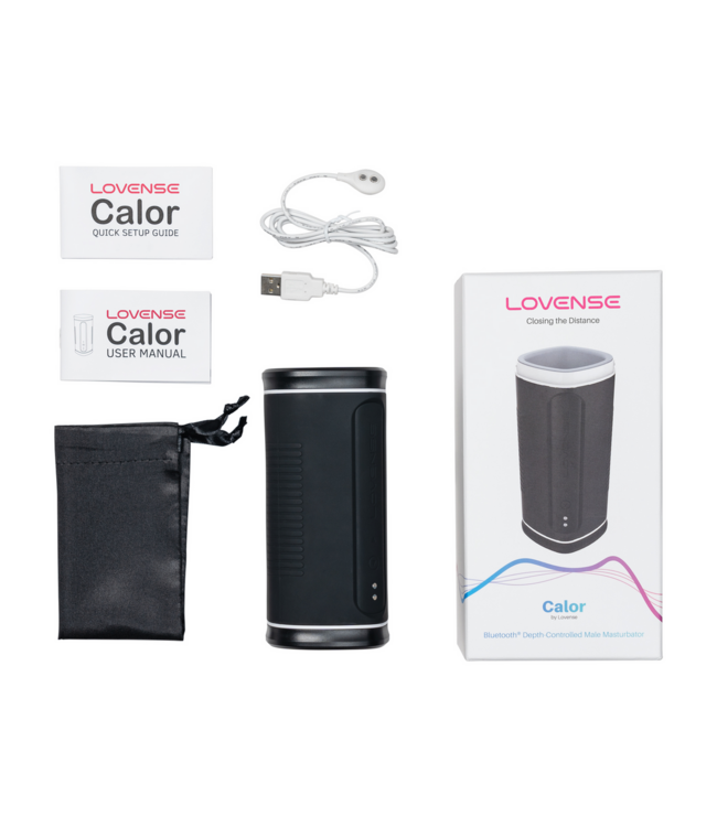 Lovense Calor Bluetooth Heated Pocket Pussy - Deep Vibrations & Control