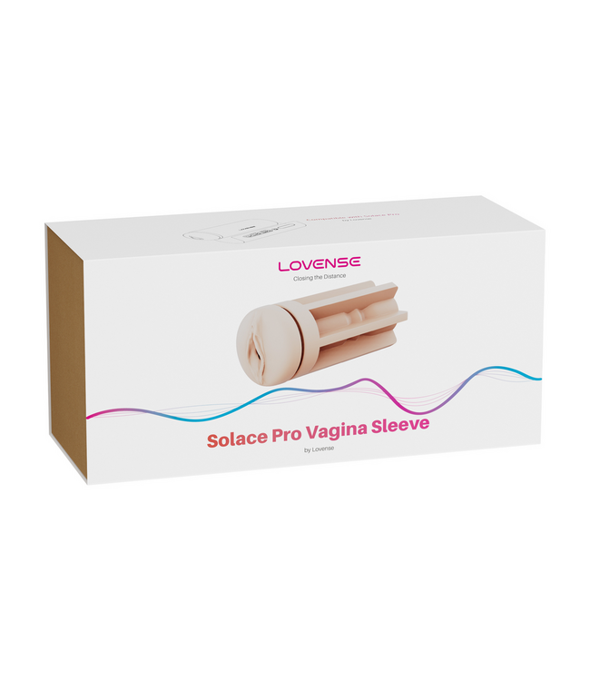 Lovense Solace Pro Vagina Sleeve Van TPE Voor Realistisch En Comfortabel Gebruik