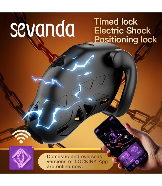 DEAL Sevanda Sevanda App-Gestuurde Elektrische E-Stim Kuisheidskooi Met Waterdicht ABS En Slot