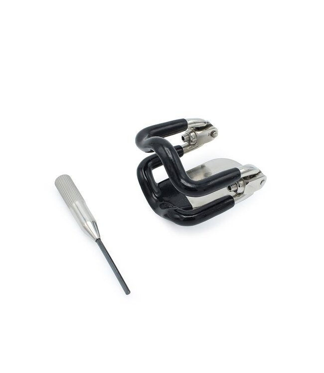Kiotos Steel Durable Steel Mouth Gag & Jaw Lock – Comfortable BDSM Restraint Gear