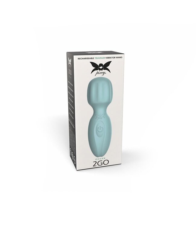 Pixey Ocean Mini USB Wand Vibrator – Compacte Waterdichte Stimulatie Voor Onderweg