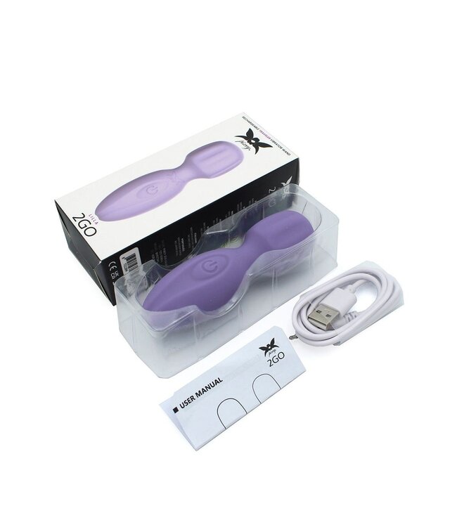 Pixey Pixey 2GO Mini-Wandvibrator Lila – Kraftvoll, kompakt & wasserdicht