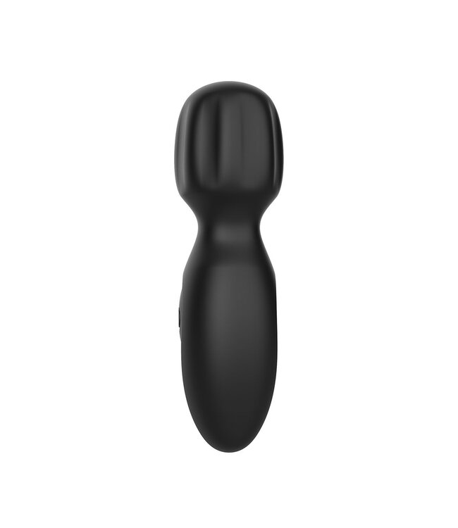 Pixey Compacte USB-Oplaadbare Mini Wand Vibrator Zwart – Stil en Waterdicht