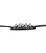 Kiotos Leather Mutiger Spiked Brustbinder mit scharfen Spikes | Verstellbar und leicht