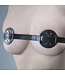 Kiotos Leather Spiked Chest Binder with Open Centre and Adjustable PU Leather Spikes