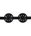 Kiotos Leather Verstellbarer Spiked Brustbinder mit Offener Mitte für Intensives Vergnügen