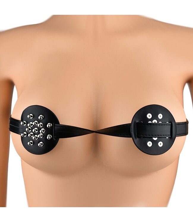 Kiotos Leather Spiked PU Leather Chest Harness - Safe & Stylish Fetish Play