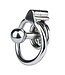 Kiotos Steel Ultimate Comfort Stainless Steel Chastity Belt with Large Ball Plug