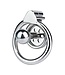 Kiotos Steel Chastity Device Roestvrij Stalen Balplug Groot Met 4,5 cm Ring