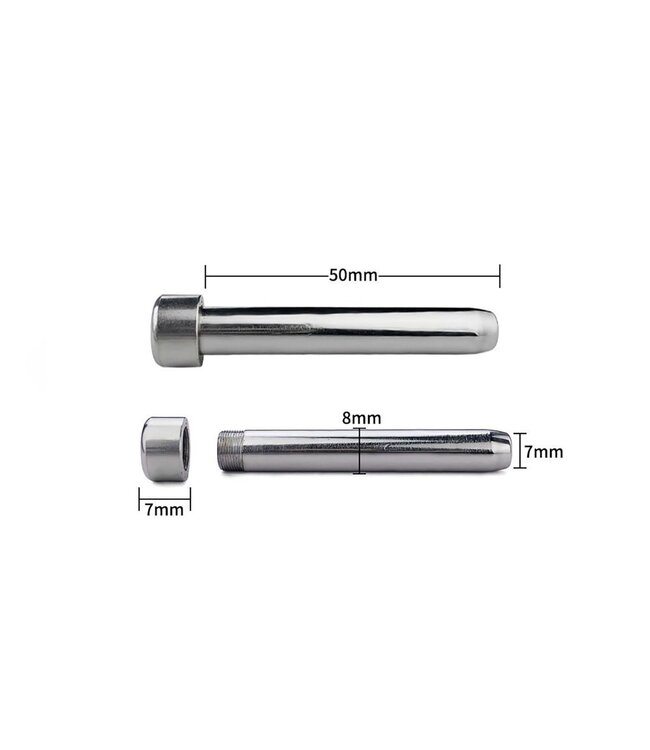 Kiotos Steel Keuschheitsvorrichtung Negative Pole mit Gurt – Komfort und Spannung erleben