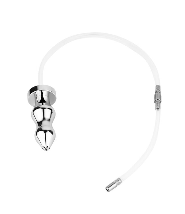 Kiotos Steel Urethrale Sound Met Afneembare Anaal Plug Voor Dubbele Stimulatie