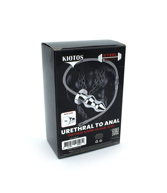 Kiotos Steel Urethral Sound to Anal Plug - Intense Dual Stimulation Experience