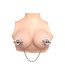 Kiotos Steel Flaming Skull Nipple Clamps – Adjustable Stainless Steel for Bold Bondage