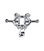 Kiotos Steel Playful Kitten Bow Tie Nipple Clamps - Adjustable & Cute Design