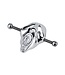 Kiotos Steel Ghostface Mask Nippelklemmen – Elegante BDSM-Klemmen für aufregende Spiele
