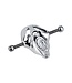 Kiotos Steel Ghostface Nipple Clamps - Adjustable BDSM Stainless Steel Pleasure Gear