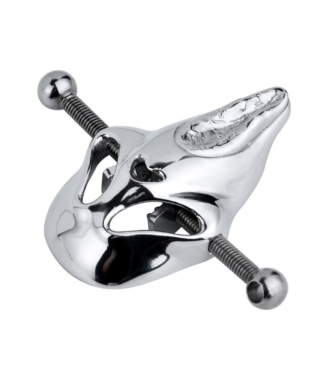 Kiotos Steel Ghostface Nipple Clamps - Adjustable BDSM Stainless Steel Pleasure Gear