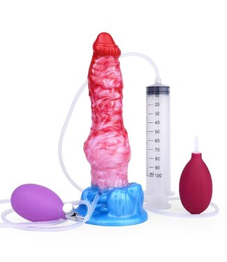 Kiotos Monstar Monstar Cox BigsquirtCock 24cm - Inflatable Silicone Dildo with Ejaculation