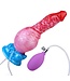 Kiotos Monstar InflateX BigSquirt Opblaasbare Siliconen Dildo Met Ejectiefunctie 24 cm