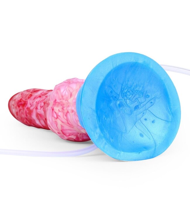 Kiotos Monstar InflateX BigSquirt Opblaasbare Siliconen Dildo Met Ejectiefunctie 24 cm